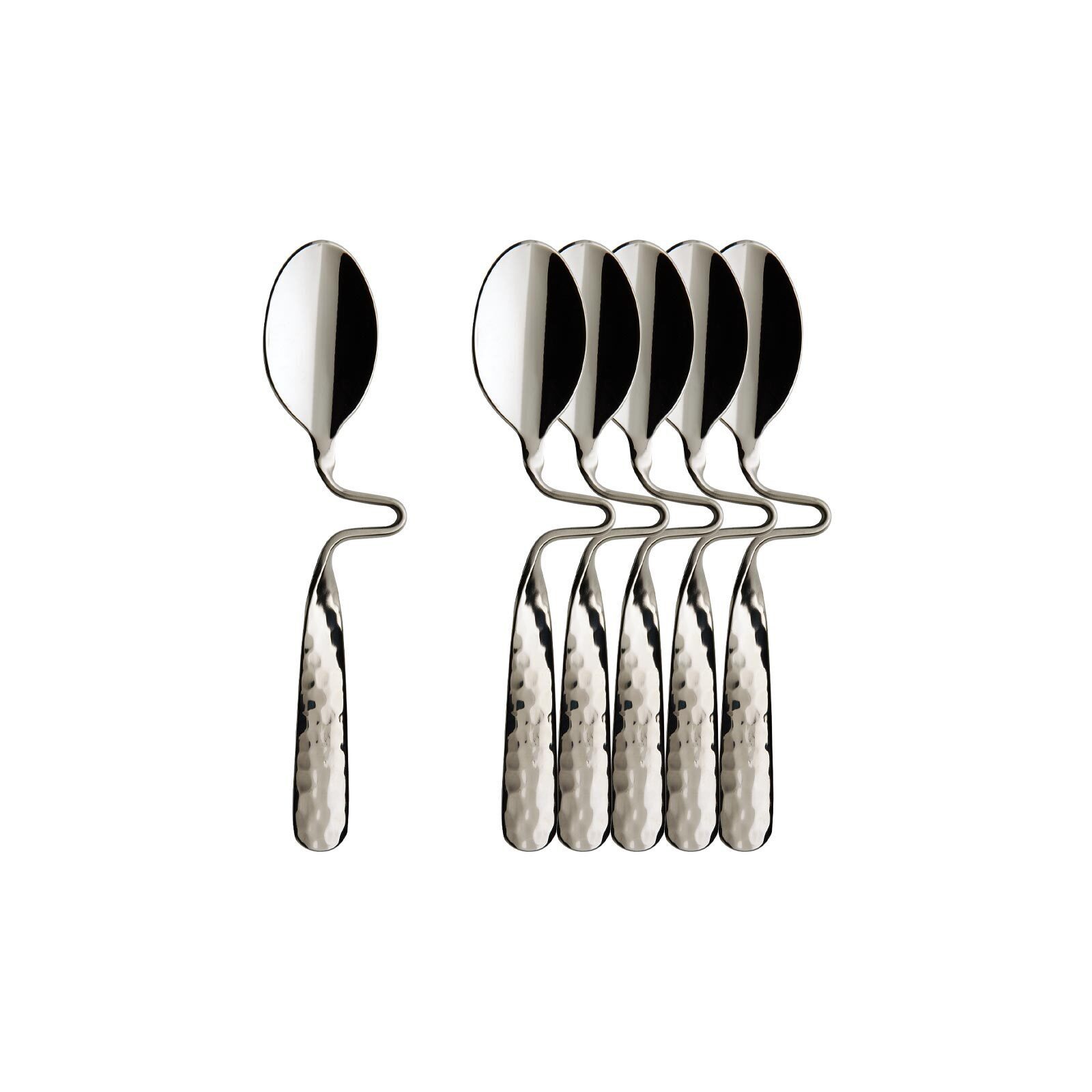 Villeroy & Boch Kaffeelöffel NewWave Caffè Spoon Espresso-/Mokkalöffel 12 cm (6 Stück)