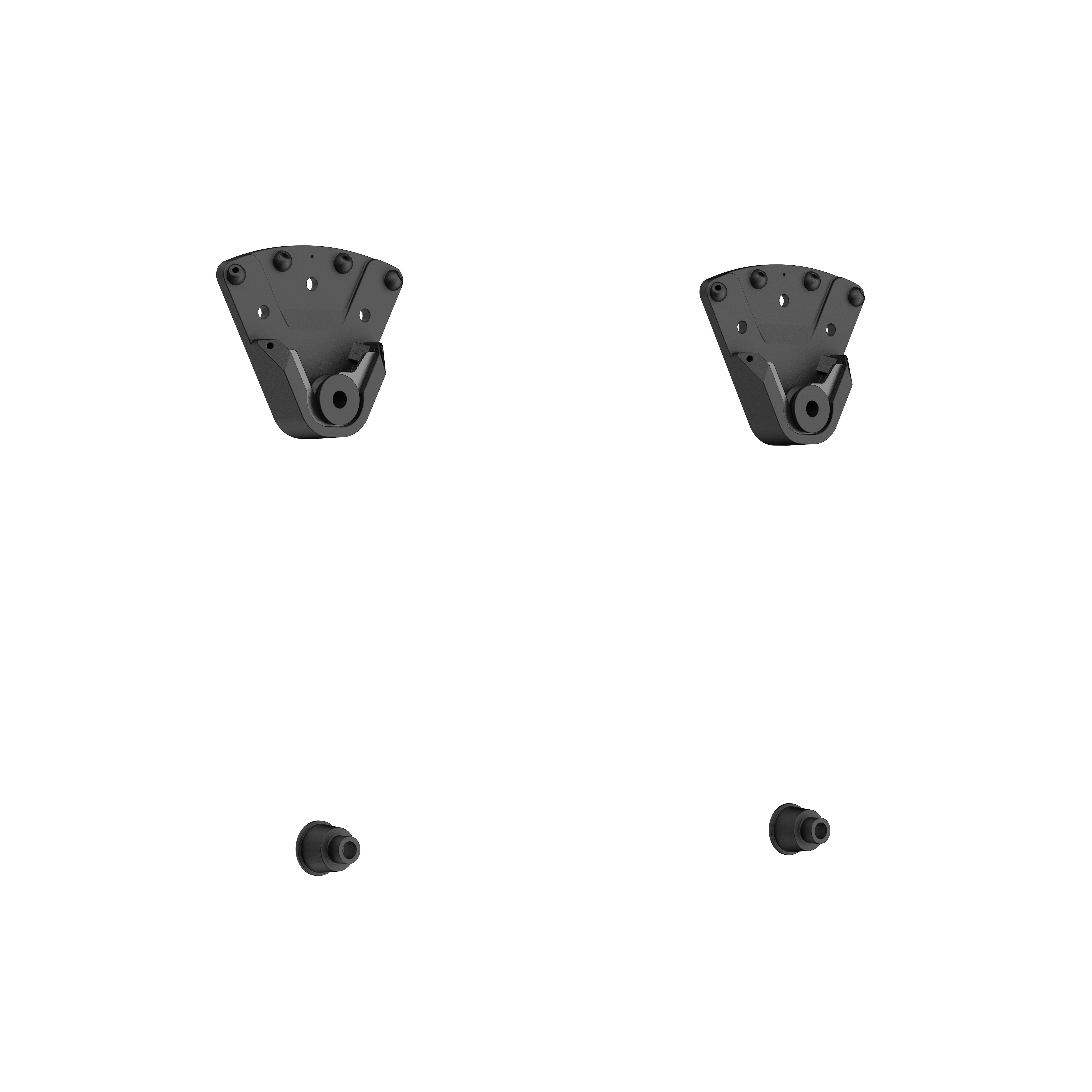 Xantron TV-Wandhalterung für Monitore 32–100" – Ultra Slim, bis 75 kg, SLIMLINE-LED22, (bis 60 Zoll, Trockenbau geeignet)