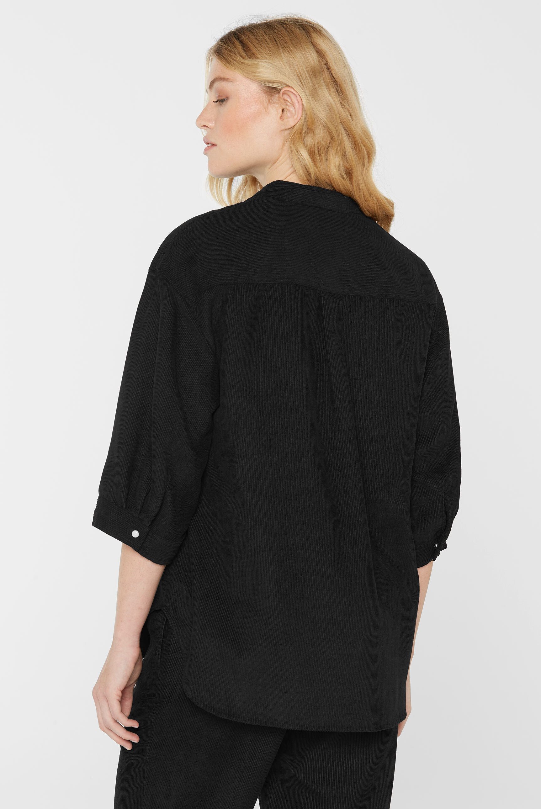 SENSES.THE LABEL Kurzarmbluse aus Feincord
