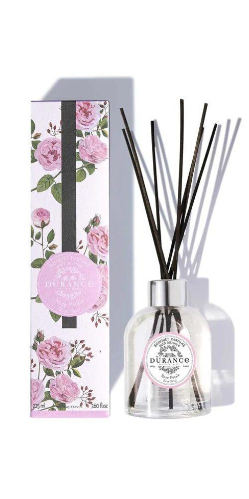 Durance Diffuser Reed Diffuser Rosenblütenblatt 225 ml