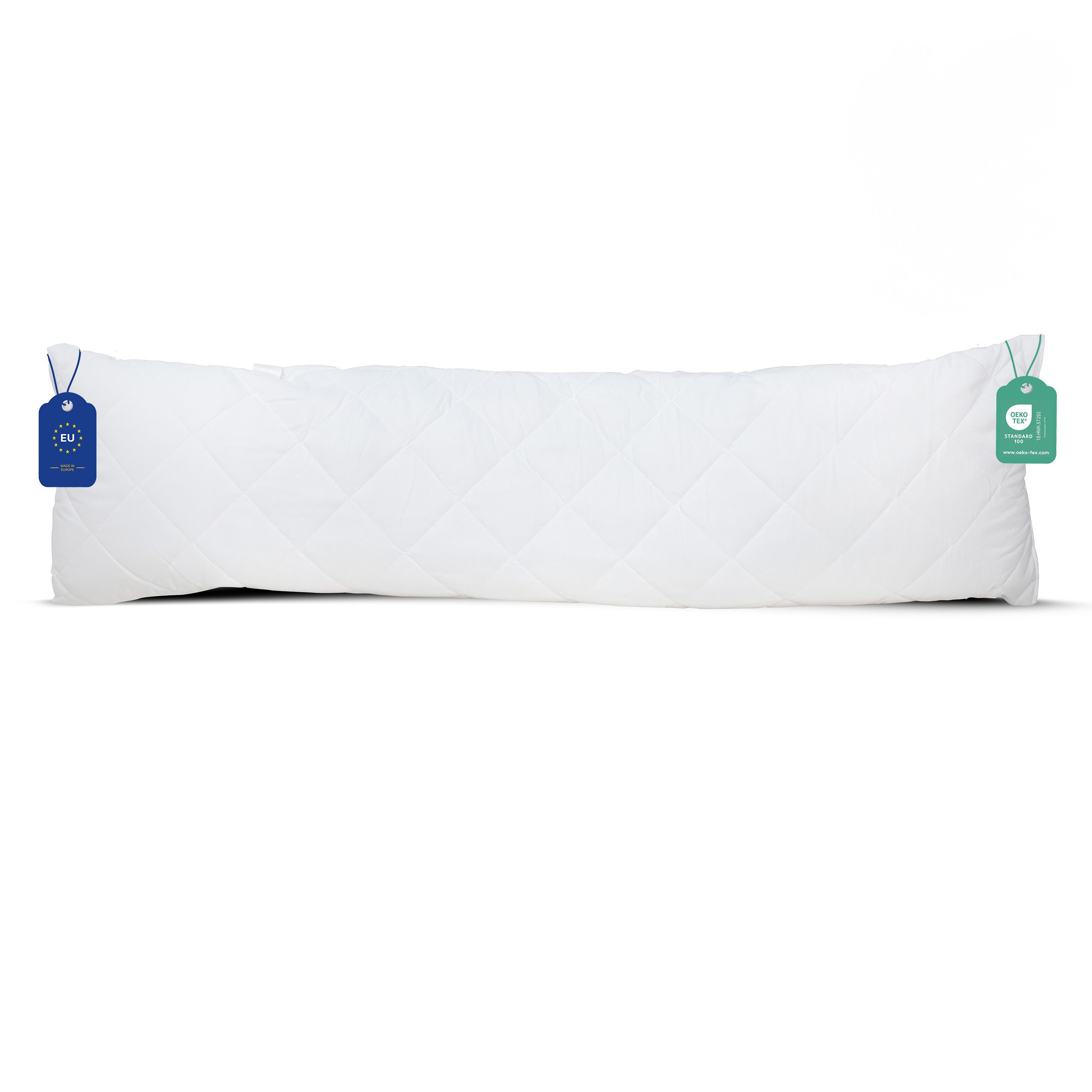 livessa Seitenschläferkissen mit bezug 40x145 cm günstig online kaufen