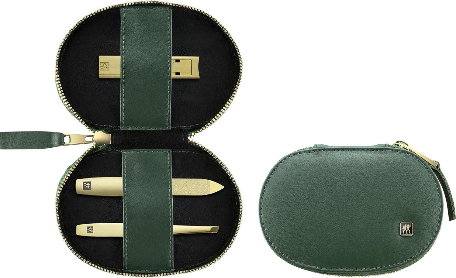 Zwilling Maniküre-Pediküre-Set Zwilling Premium Maniküre Set 3 tlg. vegan, grün Rostfreier Edelstahl, 3-tlg.