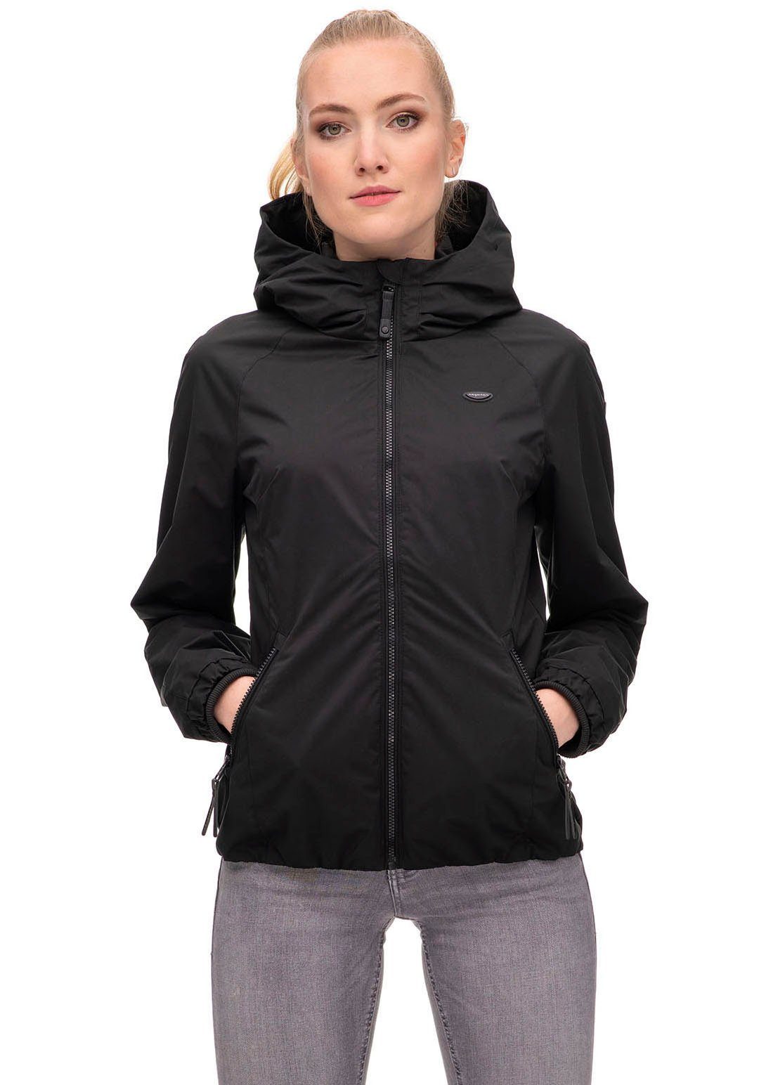 black DIZZIE Outdoorjacke Ragwear