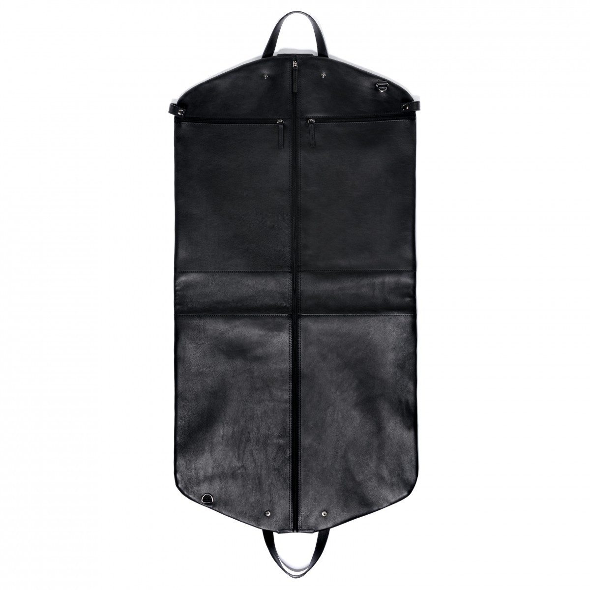 FEYNSINN Kleidersack echt Leder Anzugtasche Kleidersack groß schwarz ARIK