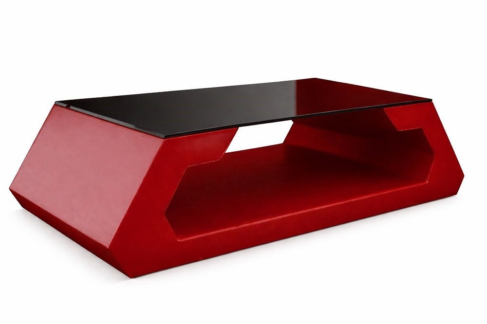 Xlmoebel Couchtisch Sofatisch Glas Leder – Design Couchtisch fürs Wohnzimmer Sofort (1-St., Couchtisch 141 x 71 x 45cm), Hergestellt In Europa
