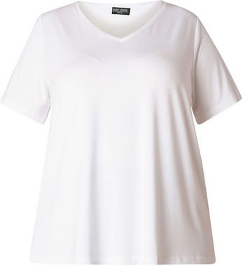 Base Level Curvy T-Shirt Alba Weich fließende, formstabile Qualität