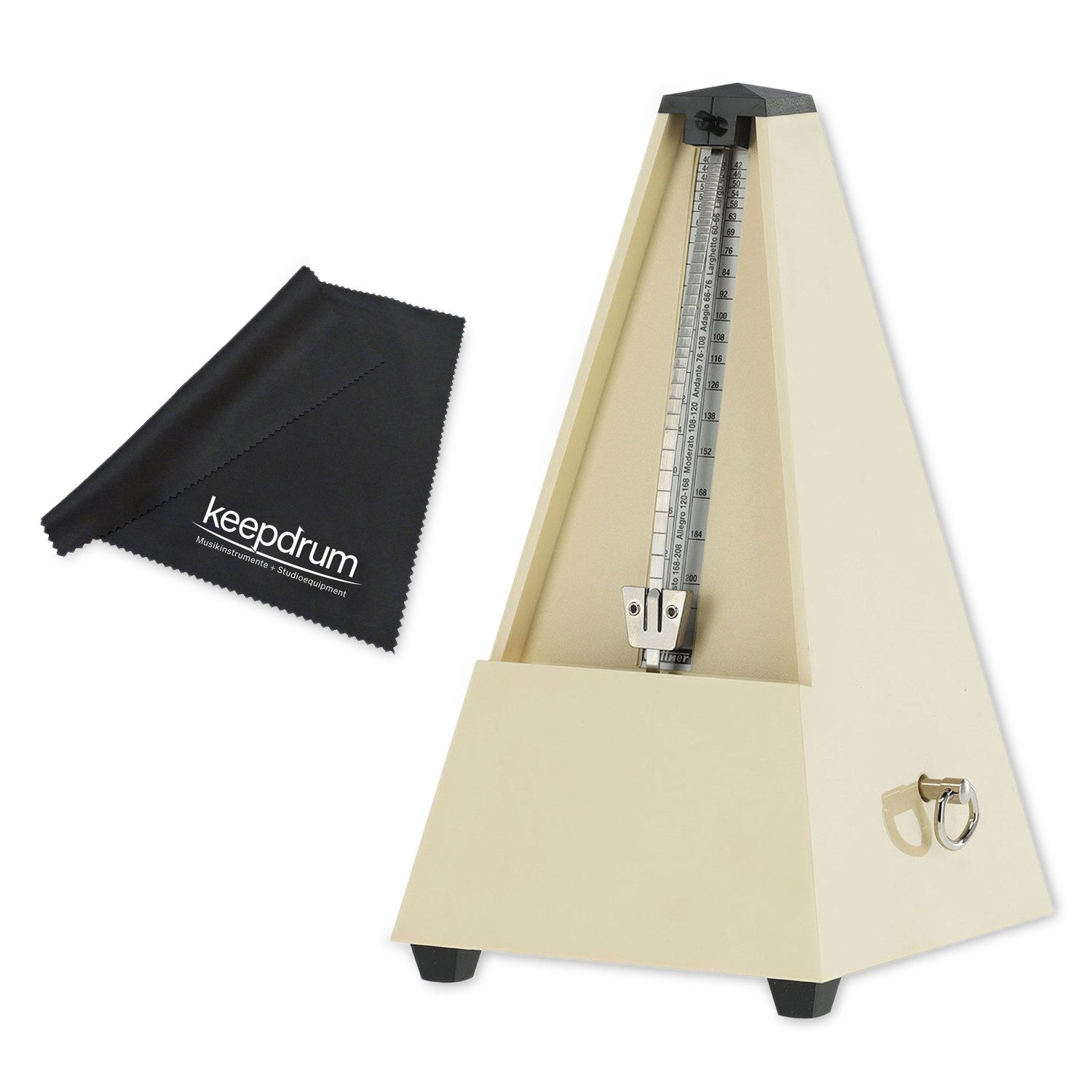 Wittner Metronom Wittner Metronom 807K mechanisch Beige mit Tuch, Mechanisch