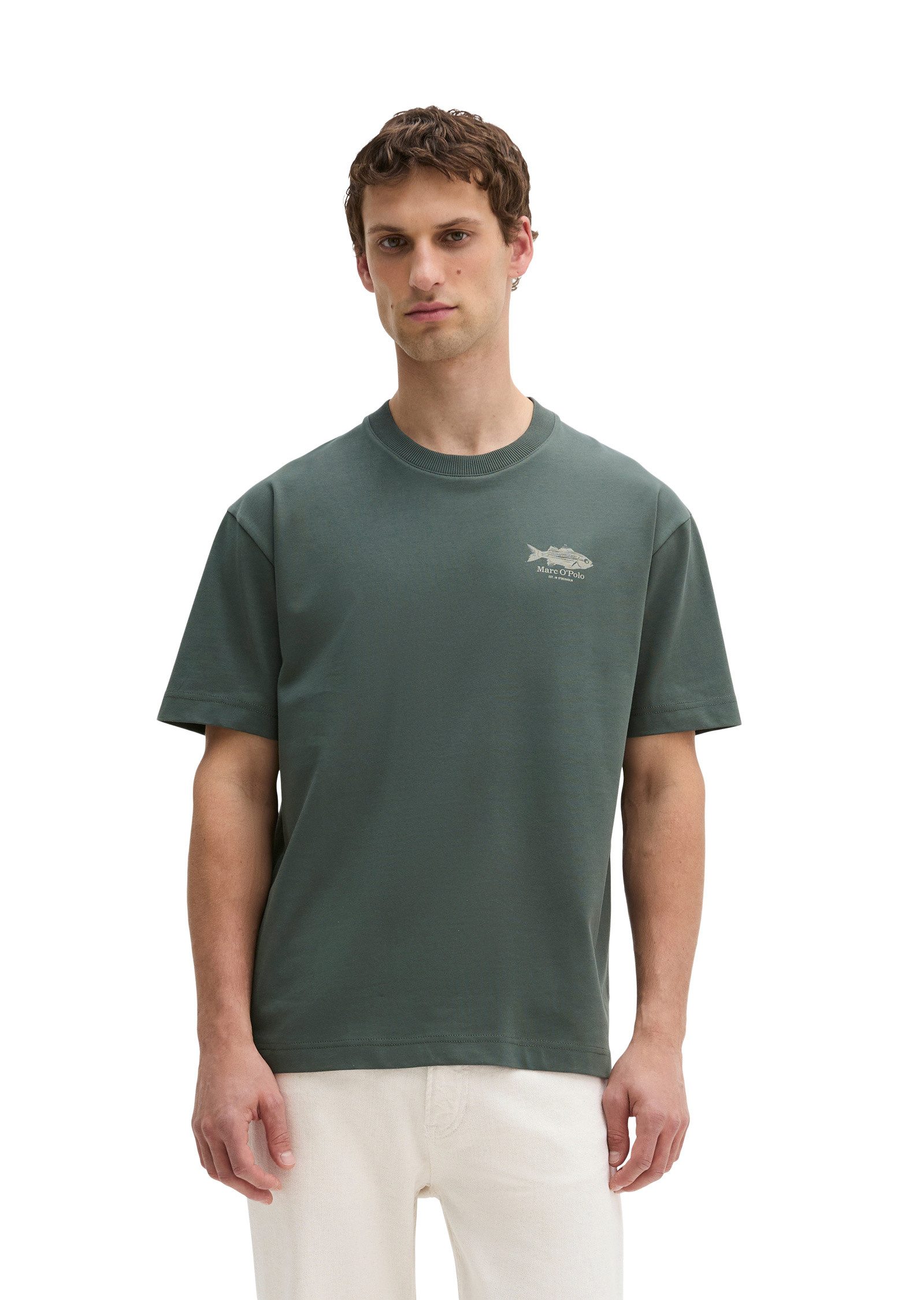 Marc O'Polo T-Shirt mit maritimem Rückenprint