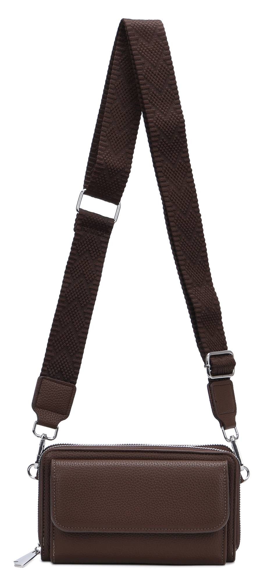 ITALYSHOP24 Schultertasche Damen Tasche Crossbody Brusttasche Kartenetui Um günstig online kaufen