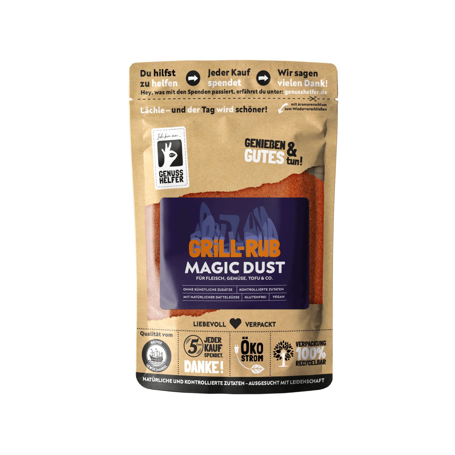 Bremer Gewürzhandel Gewürz Grill-Rub Magic Dust, 200 g