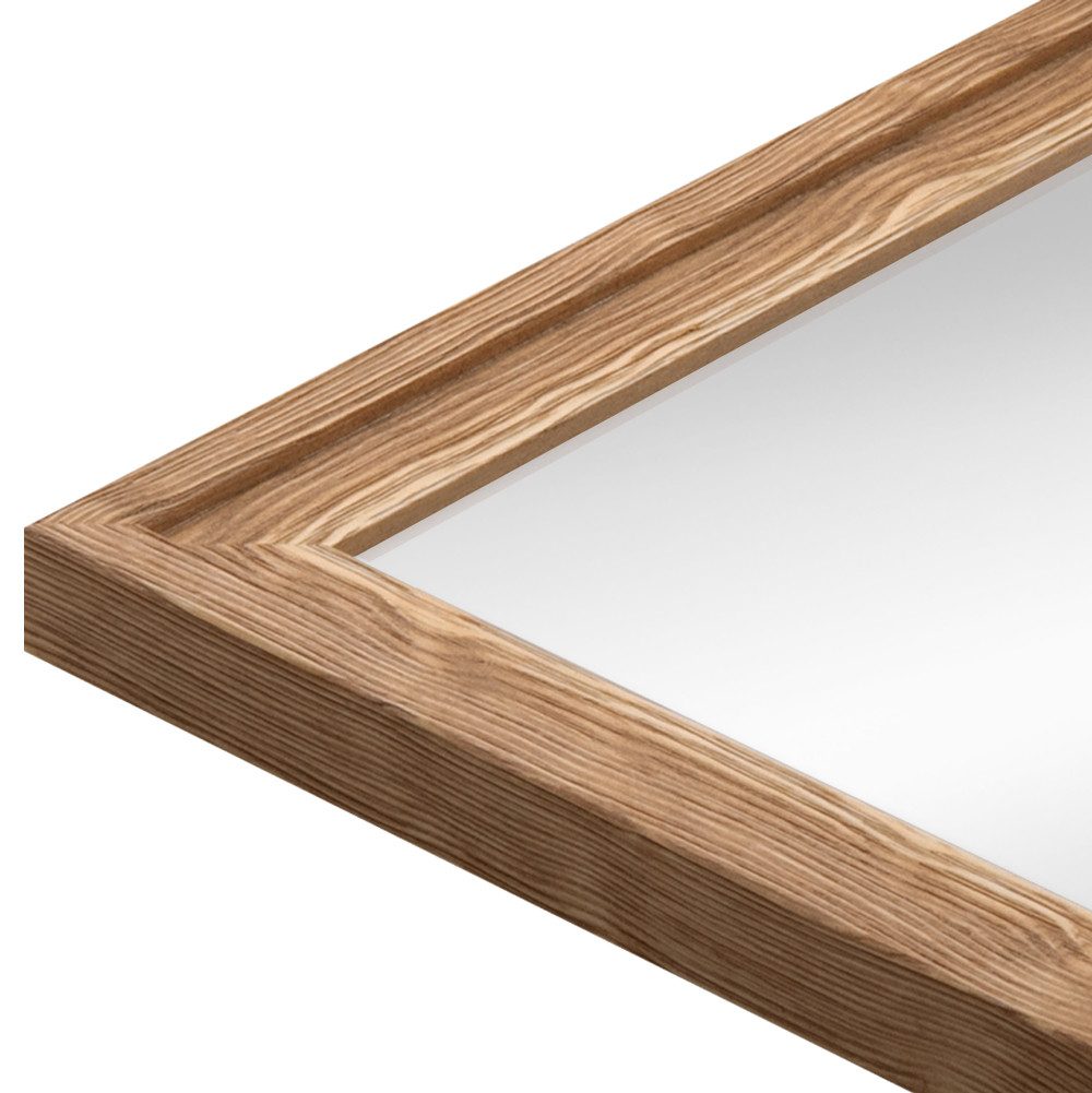 WANDStyle Wandspiegel H025, Eiche-Optik, aus Massivholz im Landhausstil günstig online kaufen