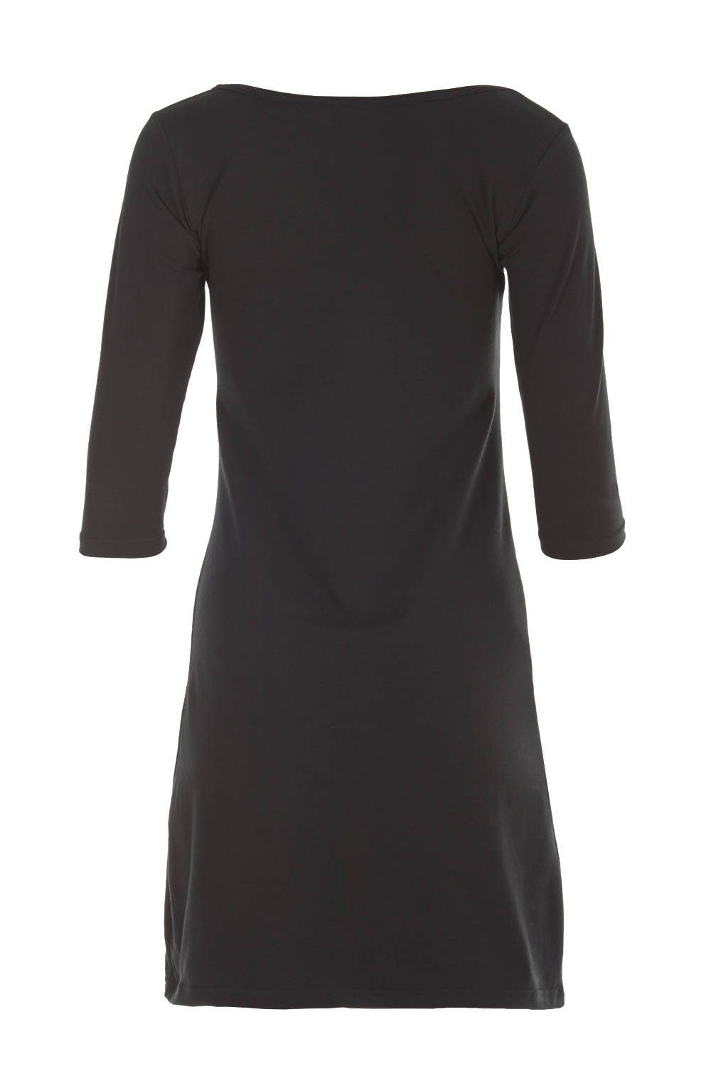 Winshape A-Linien-Kleid WK2 3/4-Arm schwarz