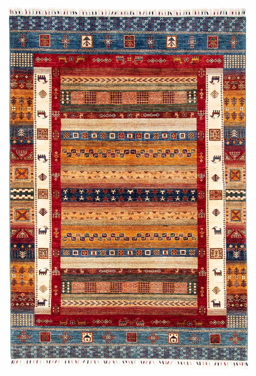 Orientteppich Ziegler - 241 x Einzelstück cm morgenland, - 6 Zertifikat mm, rechteckig, mit Handgeknüpft, Höhe: 170 mehrfarbig, Wohnzimmer