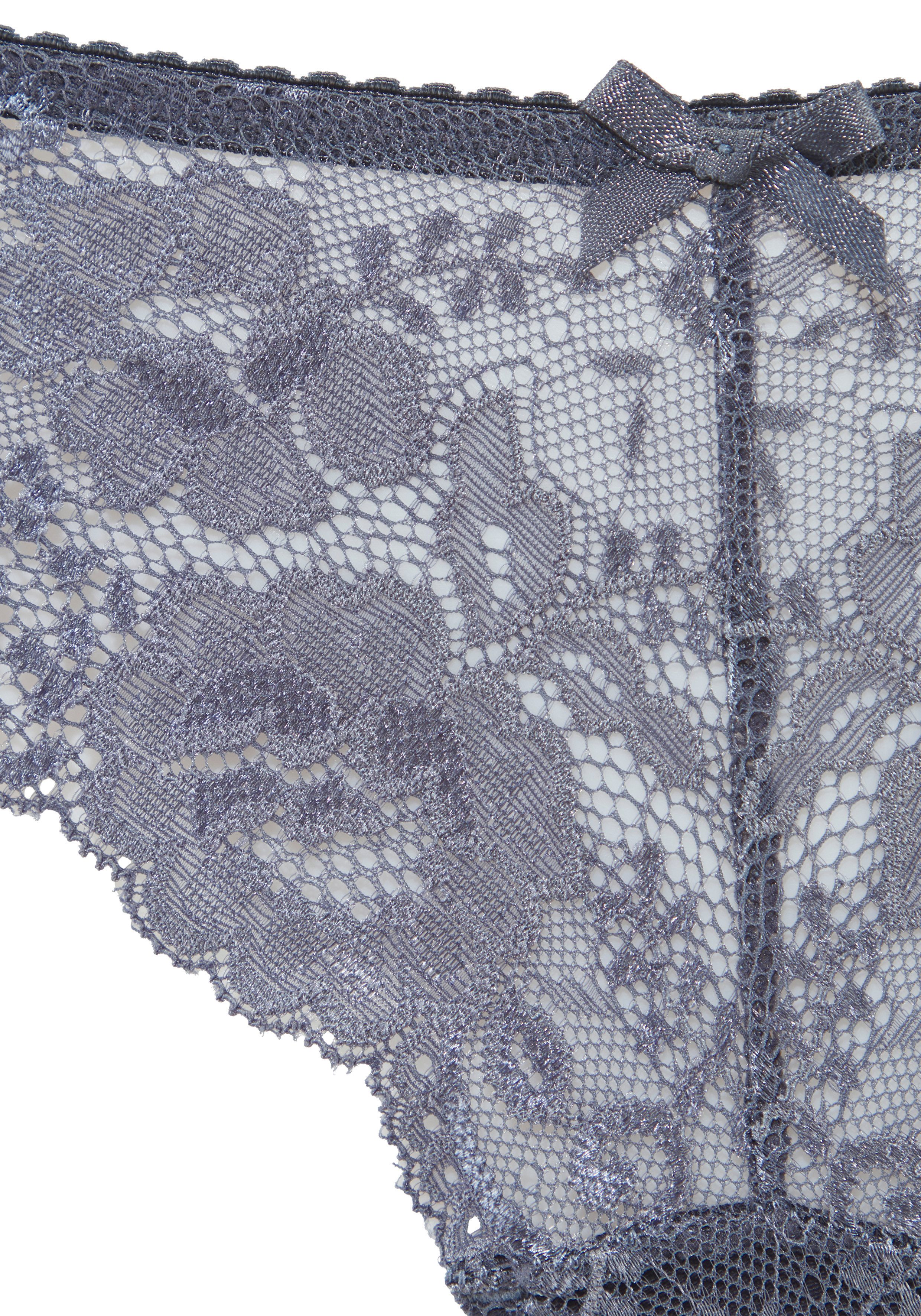 LASCANA String aus schöner Vollspitze und Schleife – Bild 4 von 5