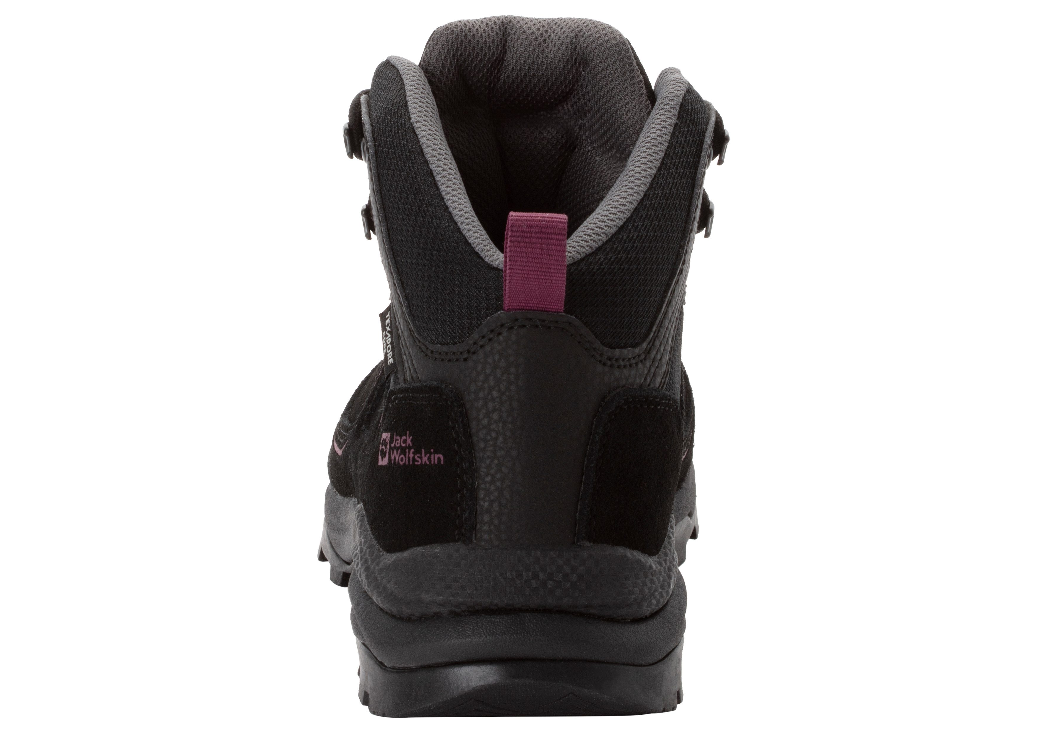Jack Wolfskin SUNSET HIKE TEXAPORE MID W Wanderschuh Wasserdicht, Trekkingschuh