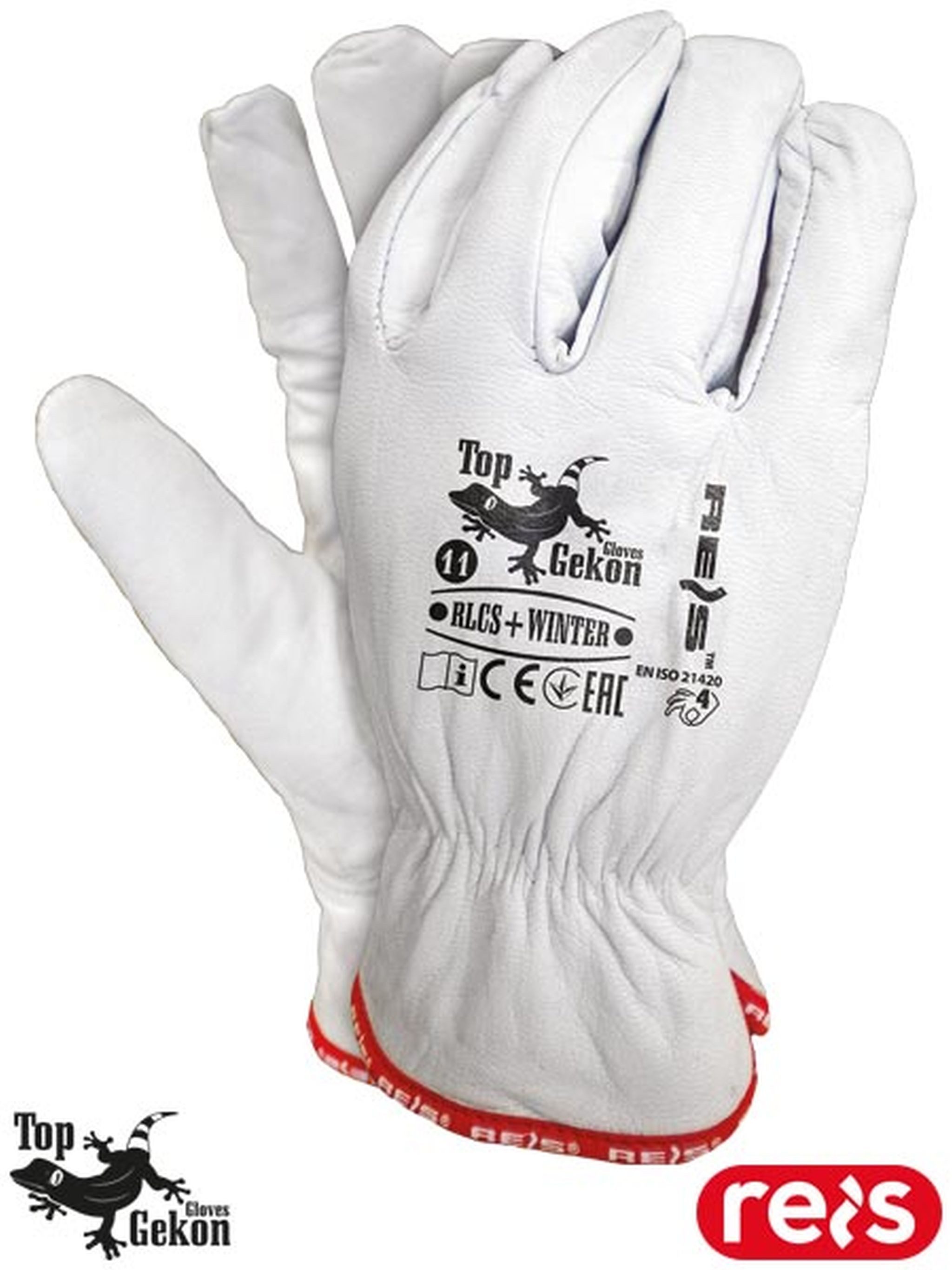 Reis Arbeitshandschuhe Winterhandschuhe Thermo Arbeitshandschuhe Leder Gefüttert RLCS+Winter