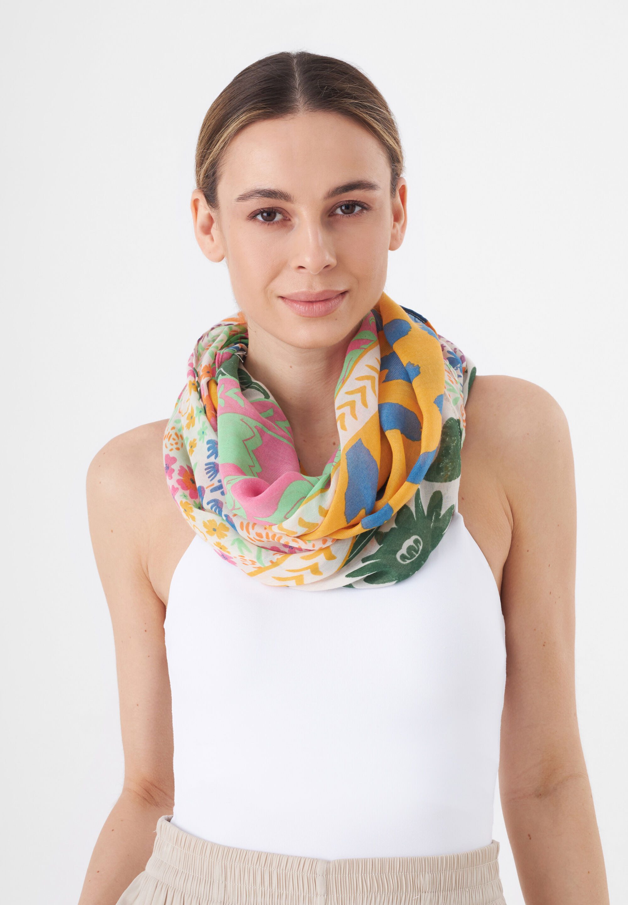 Codello Modeschal, (1-St), im Pattern-Mix, Größe: 70 x 80 cm