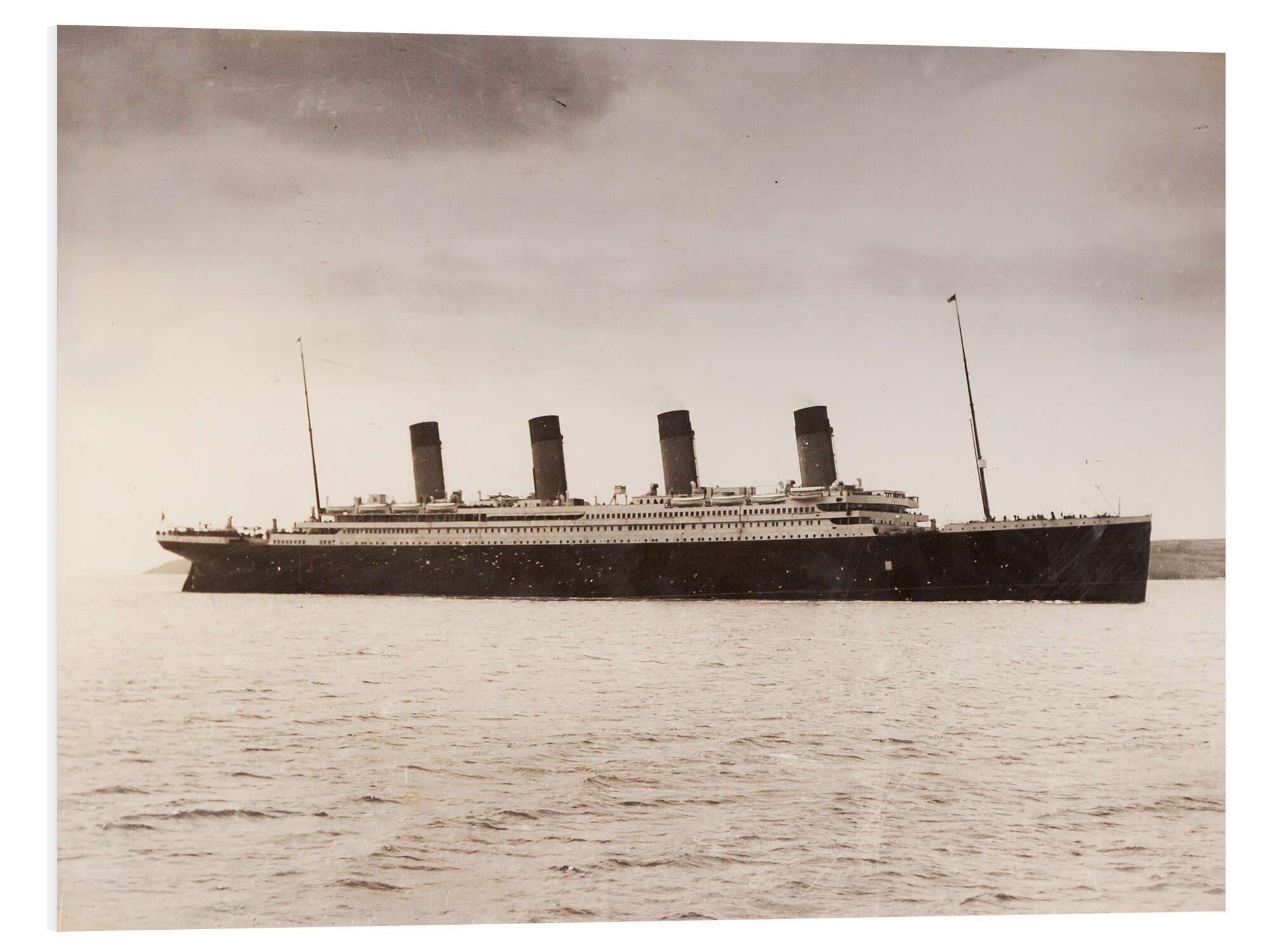 Posterlounge Forex-Bild Ken Welsh, RMS Titanic, Badezimmer Maritim Fotografie