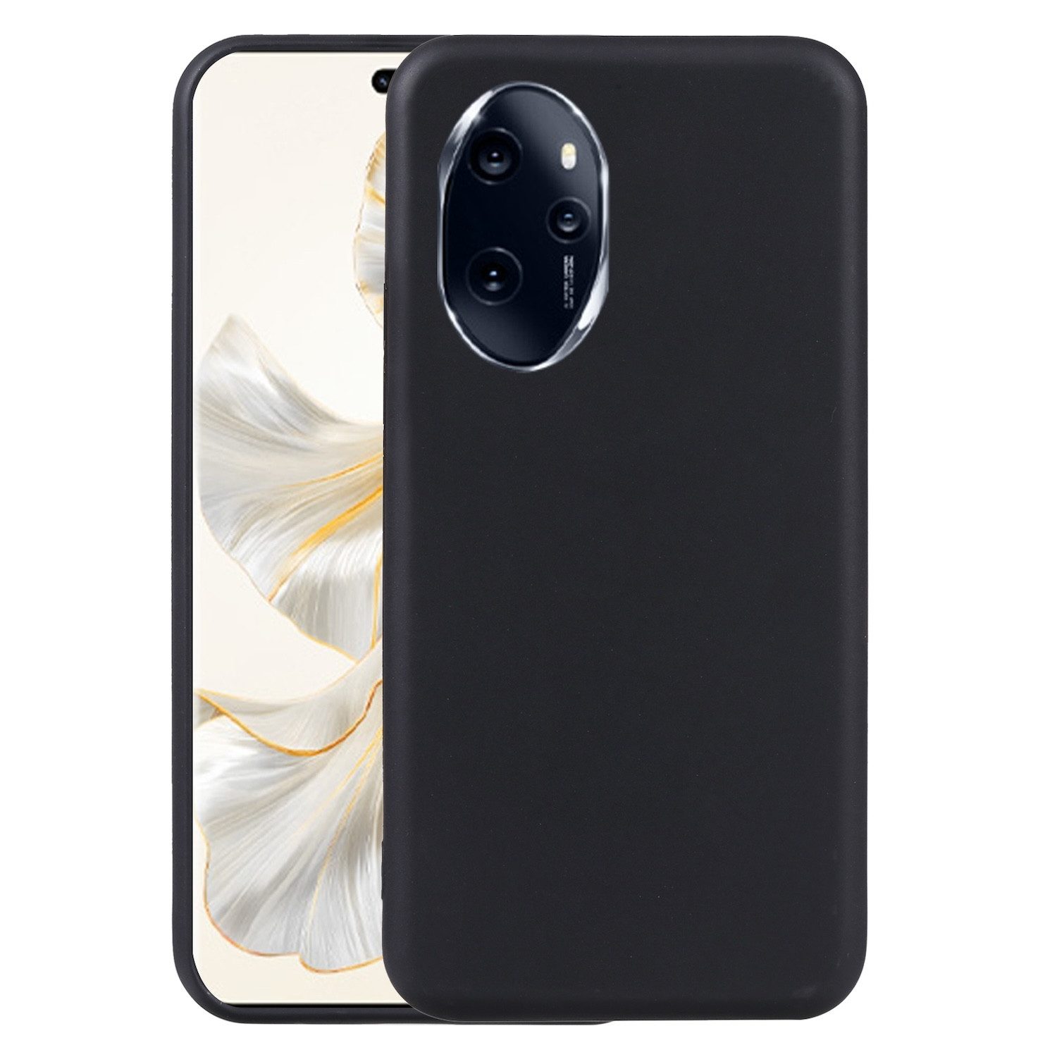 Handyhülle Für Honor 200 Pro Silikon TPU Schutz Hülle Cover Case dünn Schwarz