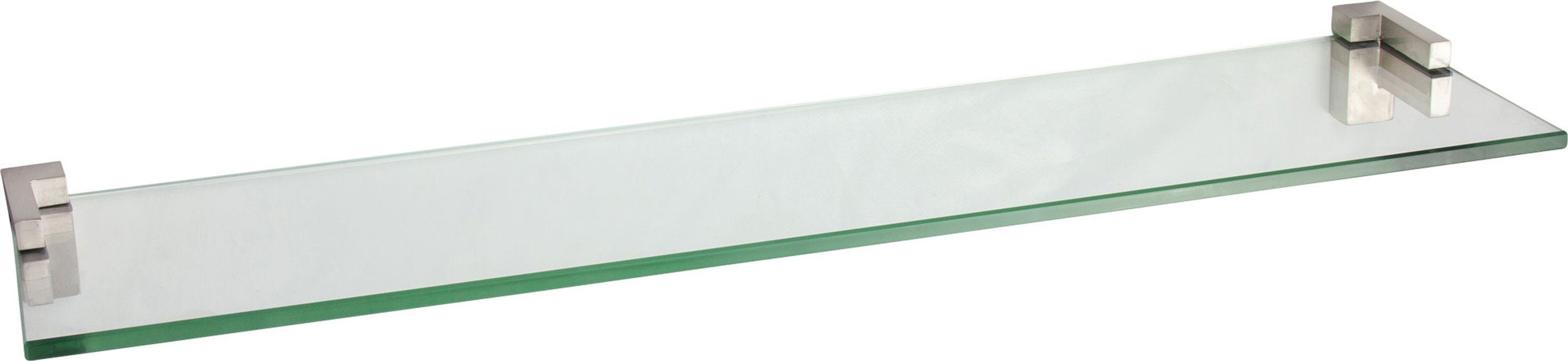 ib style klar - Wandregal Wandregal + aus eckig Glasboden Clip Glasregal cm 8mm 40 ESG-Sicherheitsglas 15 PIAZZA, x