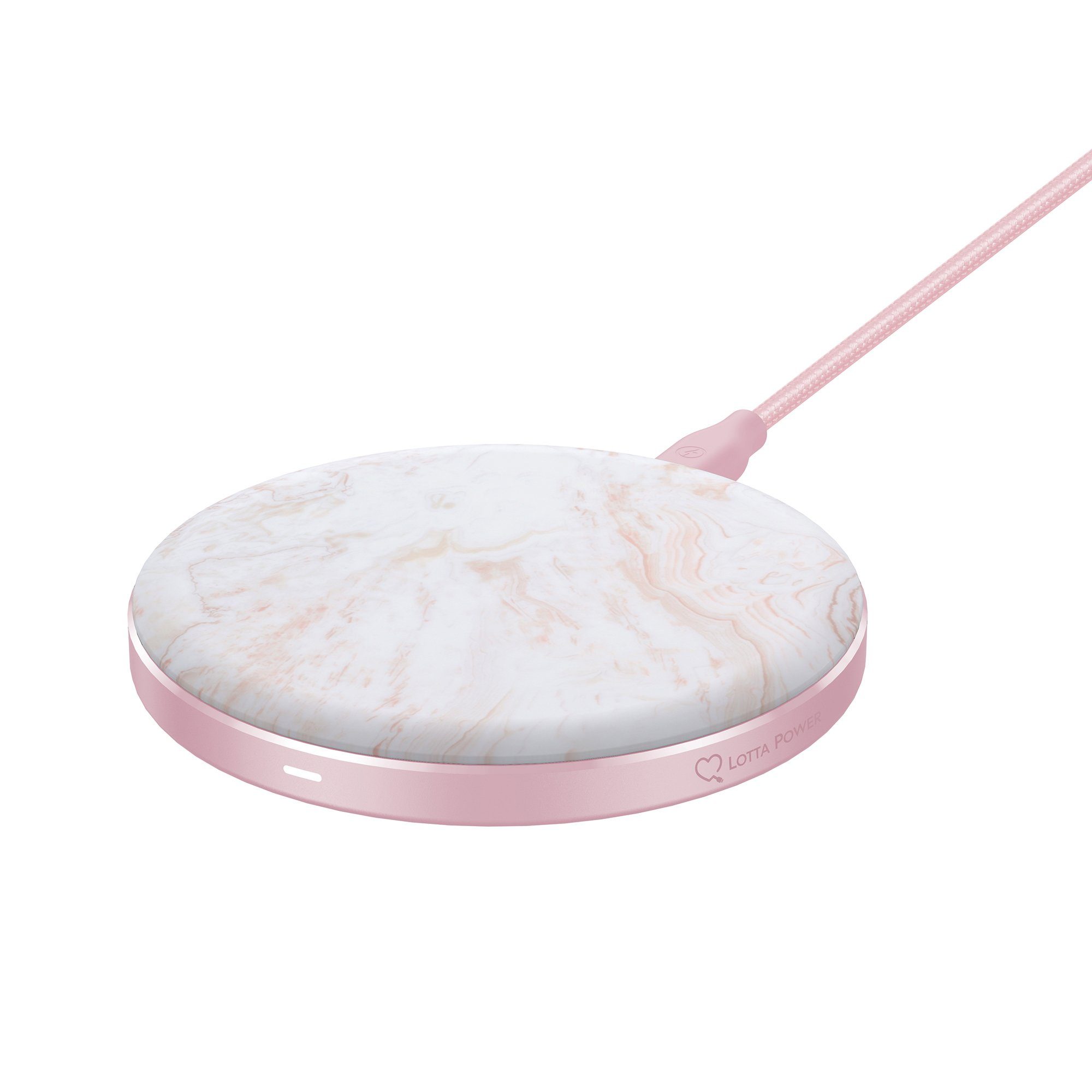 Ladegerät Wireless Pad Single 15W Qi-zertifiziert Marmor Wireless Charger