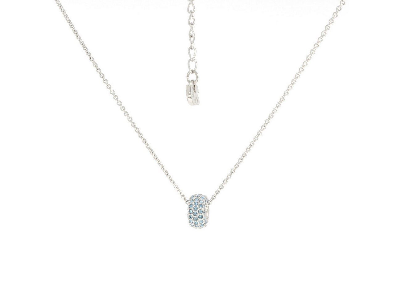 Swarovski Kette mit Anhänger silberfarb... Swarovski Kette mit Anhänger silberfarb...