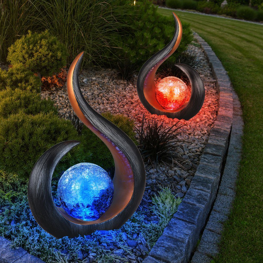 GLOBO LIGHTING LED Solarleuchte, LED-Leuchtmittel fest günstig online kaufen