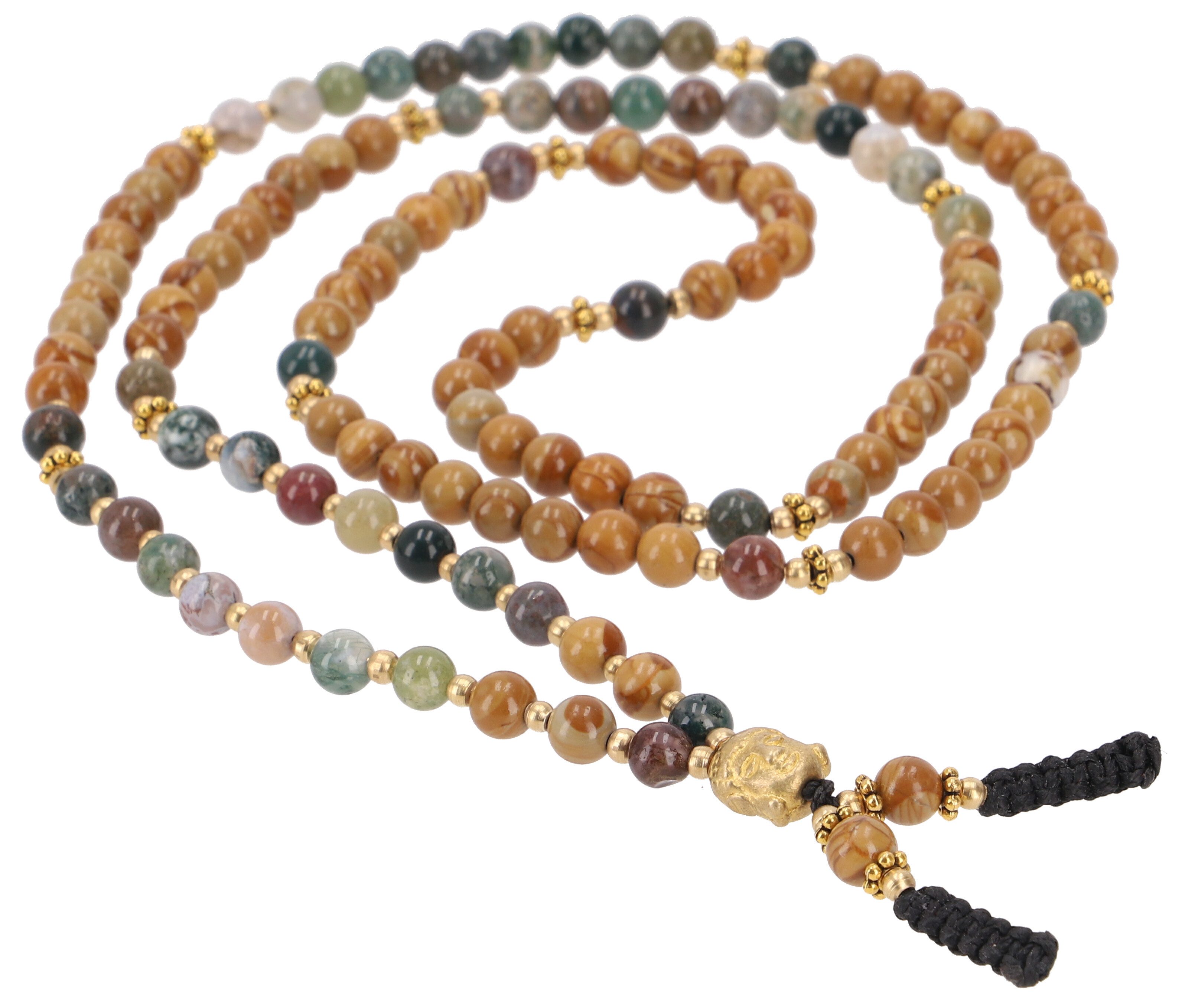 Perlenkette Tibetische Chakra Gebetskette, Mala mit..