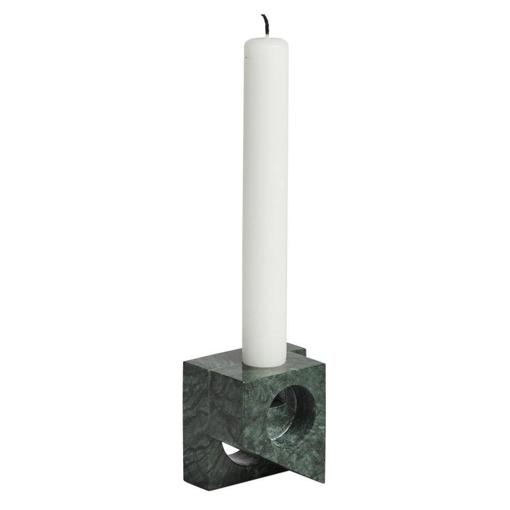 2 Marmor Je cm) Kerzenhalter De Dés Woud (6x4,6x6 Kerzenhalter Grün