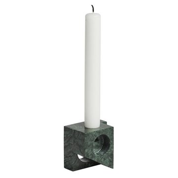 Woud Kerzenhalter Kerzenhalter Je De Dés 2 Marmor Grün (6x4,6x6 cm)