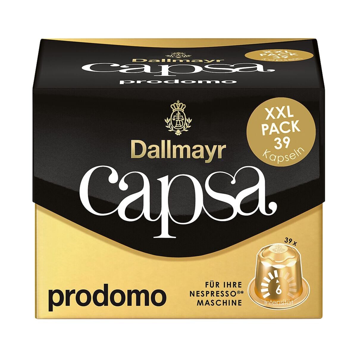 DALLMAYR Kaffee capsa prodomo, 39 Kapseln