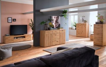 MCA furniture Lowboard TV-Board Nilo, Balkeneiche Bianco