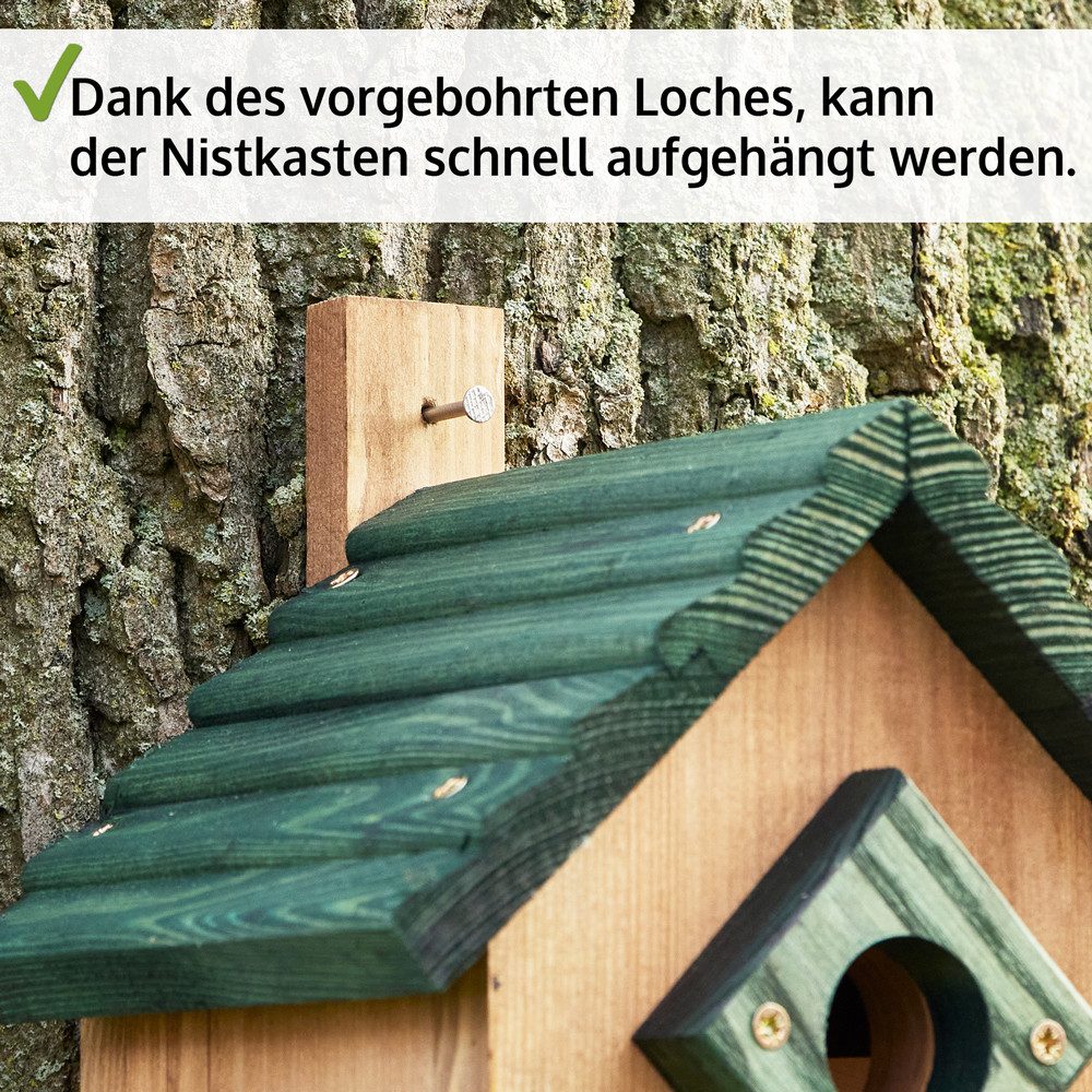 Zooprinz Nistkasten Vogelhaus für Wildvögel Wetterfest günstig online kaufen