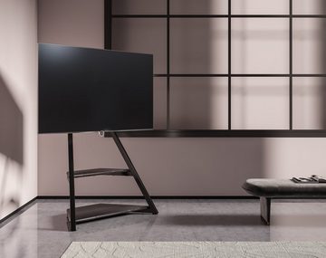 FITUEYES TV-Ständer, (bis 75,00 Zoll, TV Stand Schwenkbar Höhenverstellbar)