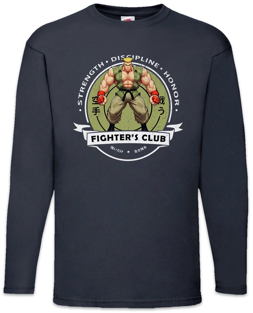 Langarmshirt Fighter's Club Guile II Langarm T-Shirt Fighter SF Karate Hadouken Ryu