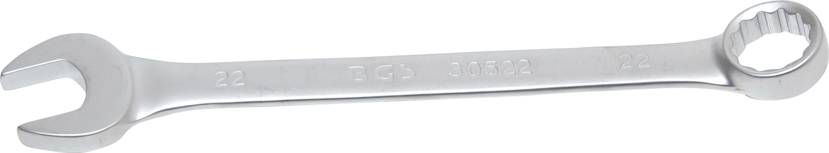 BGS technic Maulschlüssel Maul-Ringschlüssel, SW 22 mm