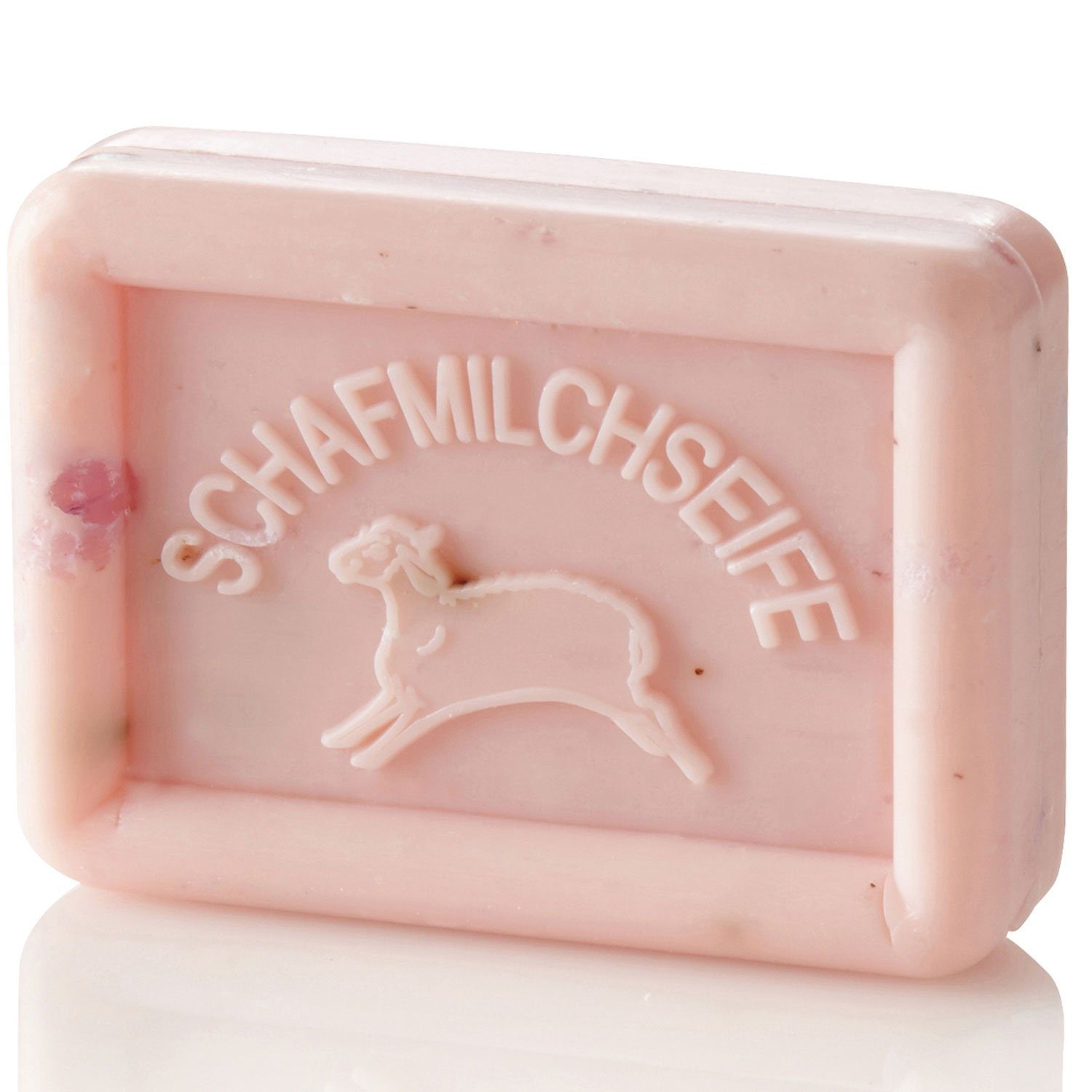 Ovis Handseife Schafmilchseife Naturseife "Rose-Lavendel" aus Österreich, Blockseife