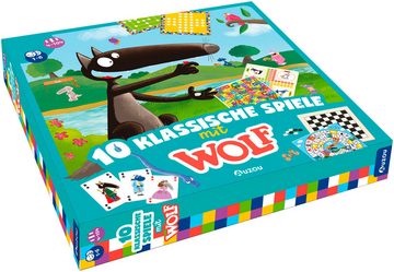 AUZOU Spielesammlung, Kinderspiele 10 Klassische Spiele mit Wolf
