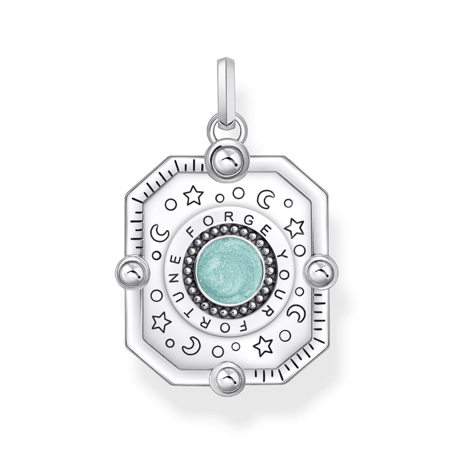 THOMAS SABO Kettenanhänger Wheel of Kar...