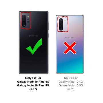 CoolGadget Handyhülle Anti Shock Rugged Case für Samsung Galaxy Note 10 Plus 6,8 Zoll, Slim Cover mit Kantenschutz Schutzhülle für Samsung Note 10 Plus Hülle
