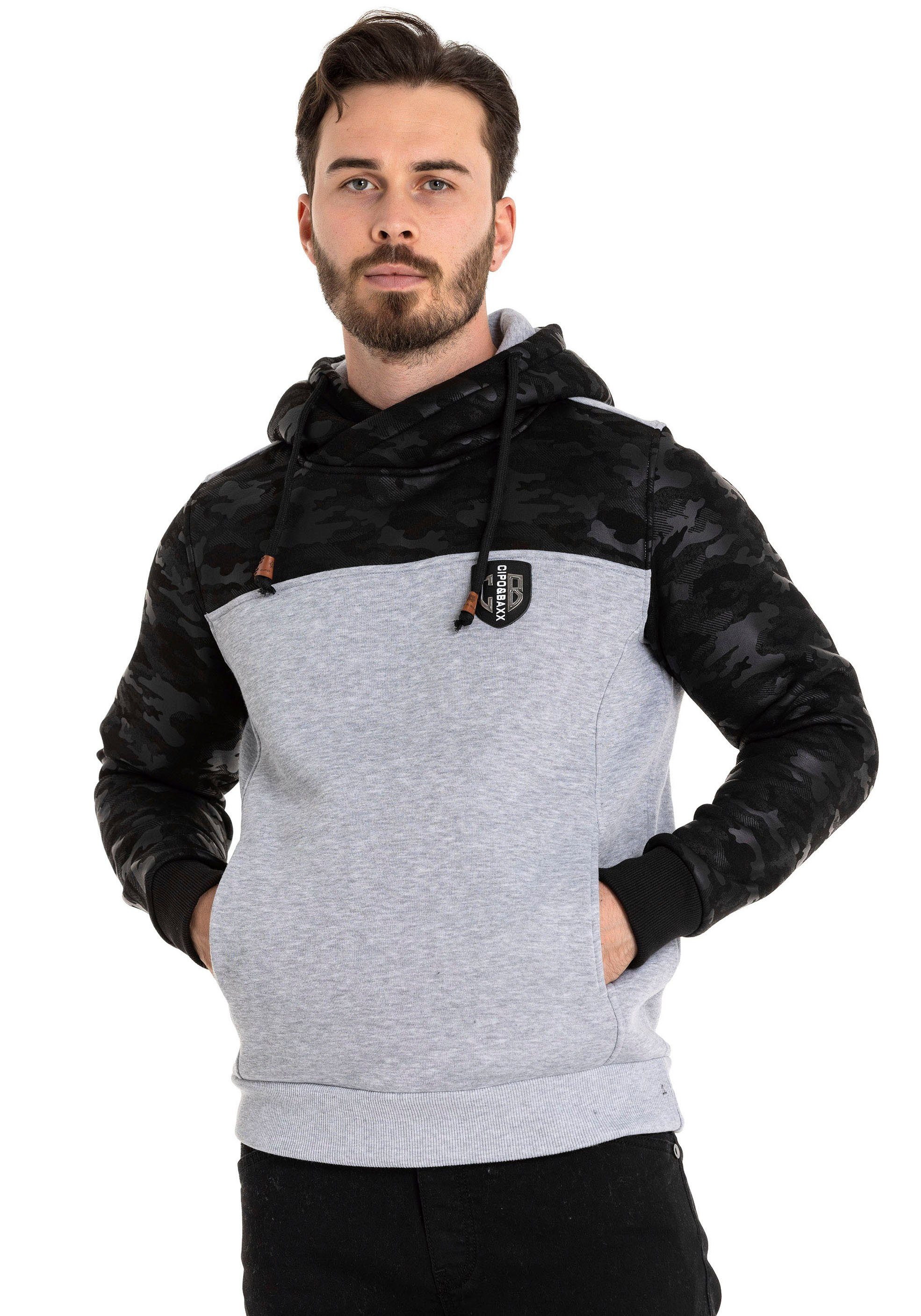 & Baxx Kapuzensweatshirt grey Cipo