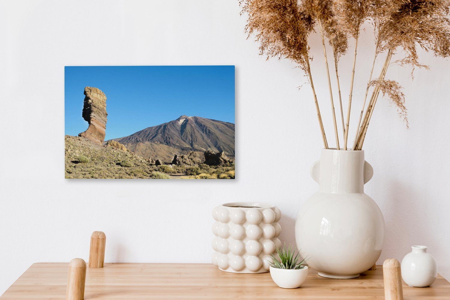 im 30x20 Wandbild Leinwandbilder, cm (1 Cinchado Wanddeko, Roque St), Leinwandbild Teide-Nationalpark, OneMillionCanvasses® Aufhängefertig,