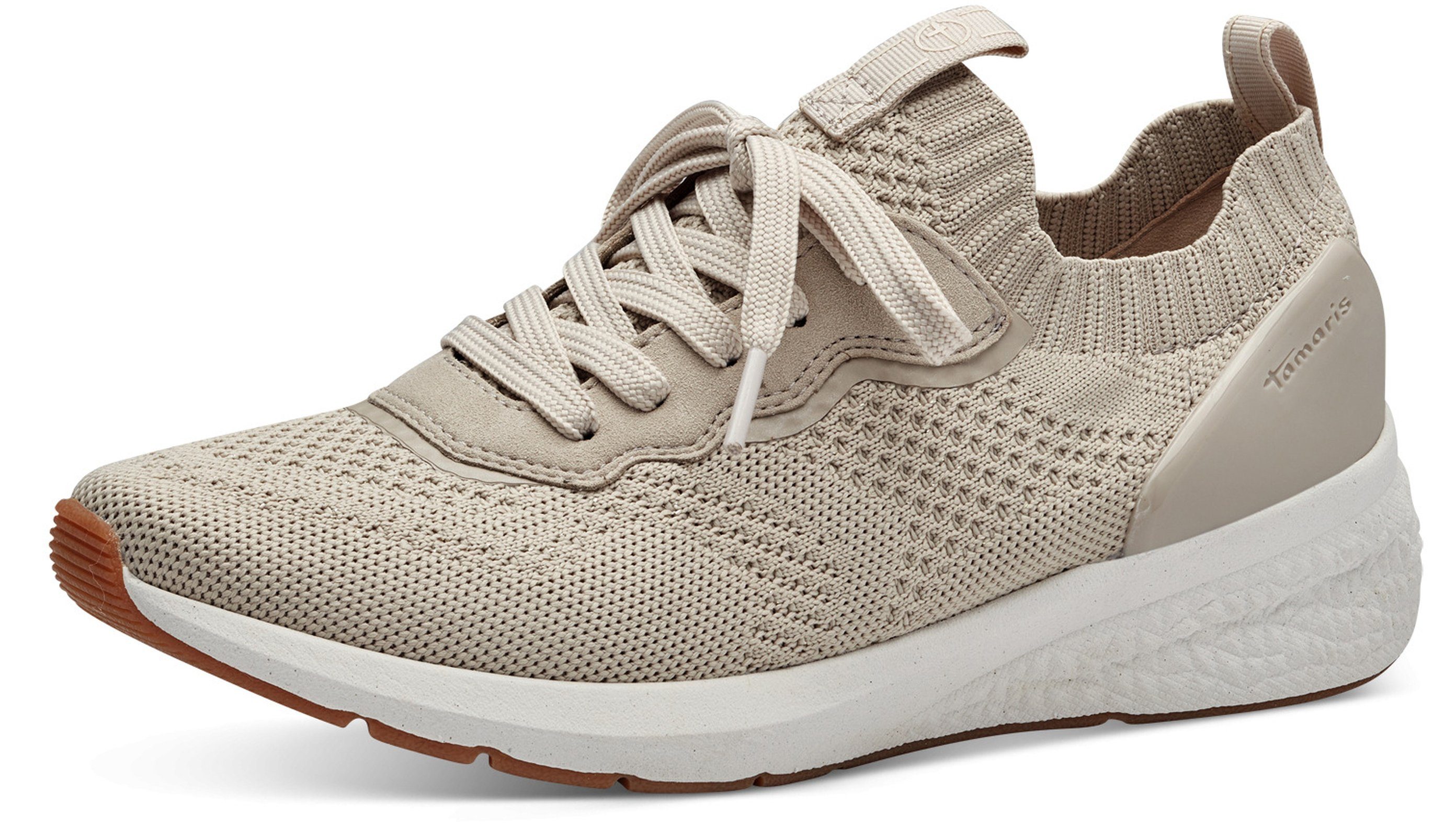 1-23714-42 498 Ivory Metallic Sneaker