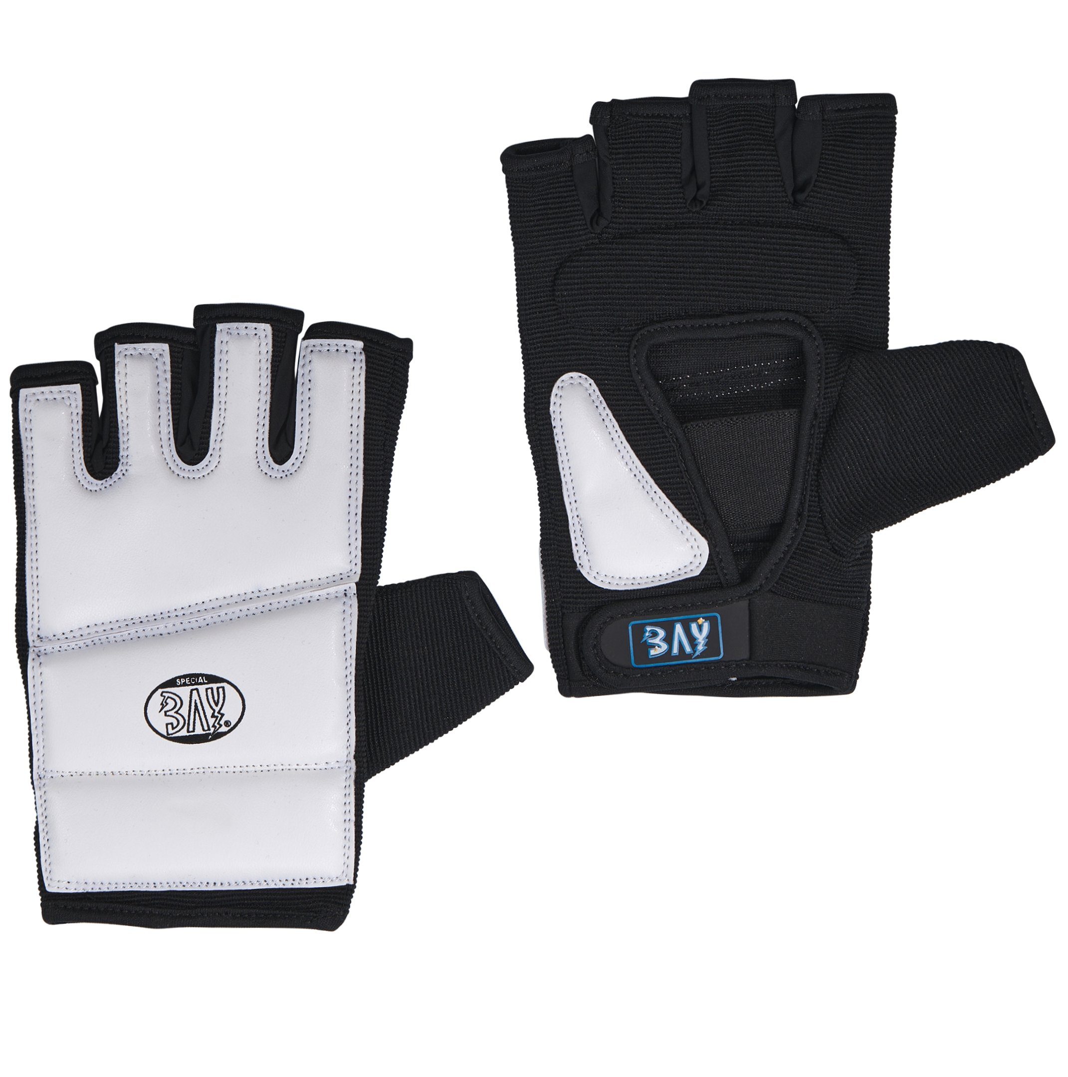 BAY-Sports MMA-Handschuhe Touch Krav Maga Wing Tsun Handschutz Handschützer weiß, XXS - XXL Erwachsene und Kinder