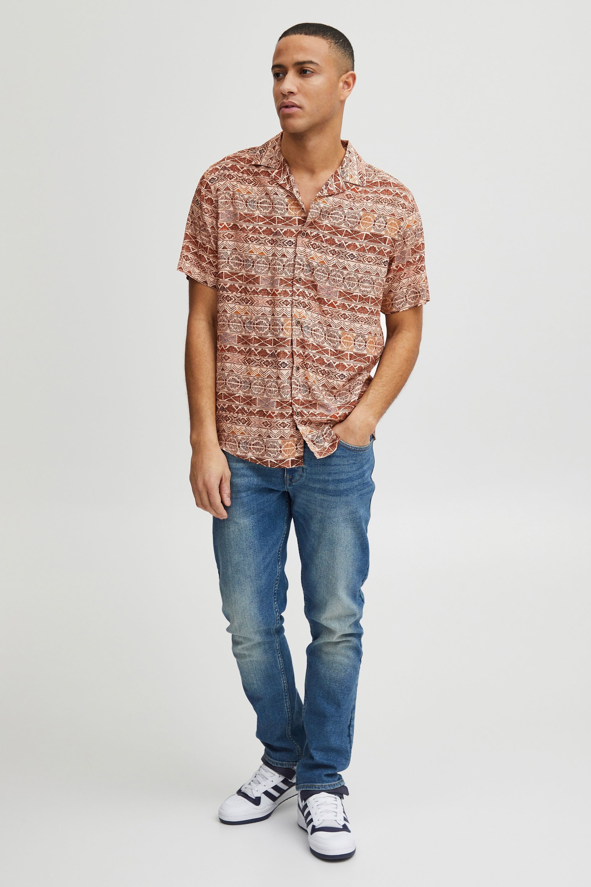 Indicode Kurzarmhemd IDMariol Modisches Hemd günstig online kaufen