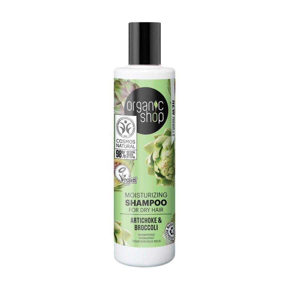 Organic Shop Haarshampoo Artichoke Moisturizing Champu Cabello Seco 280ml