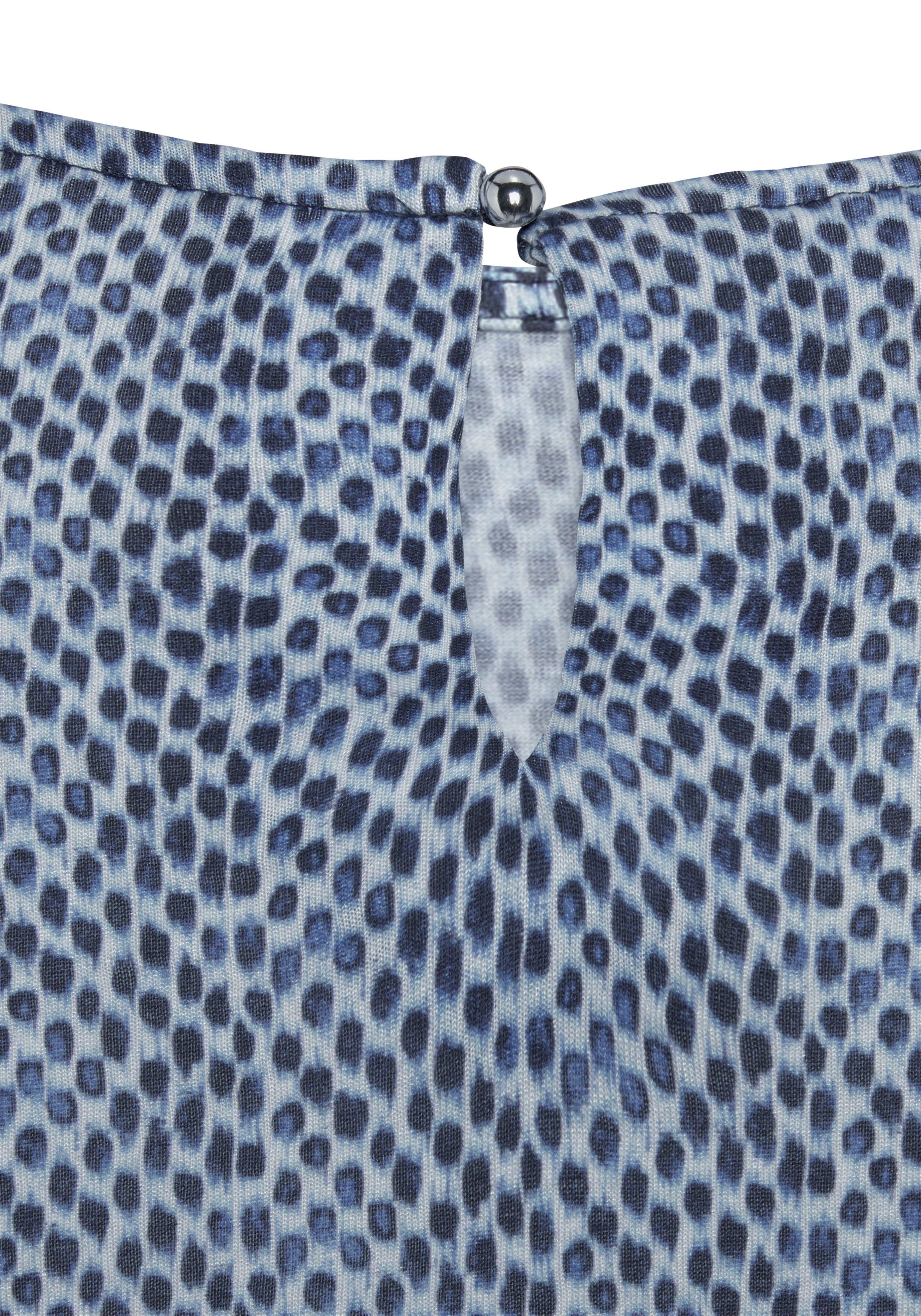 LASCANA Shirttop mit Alloverdruck, lockere Passform, modisch, Jerseytop