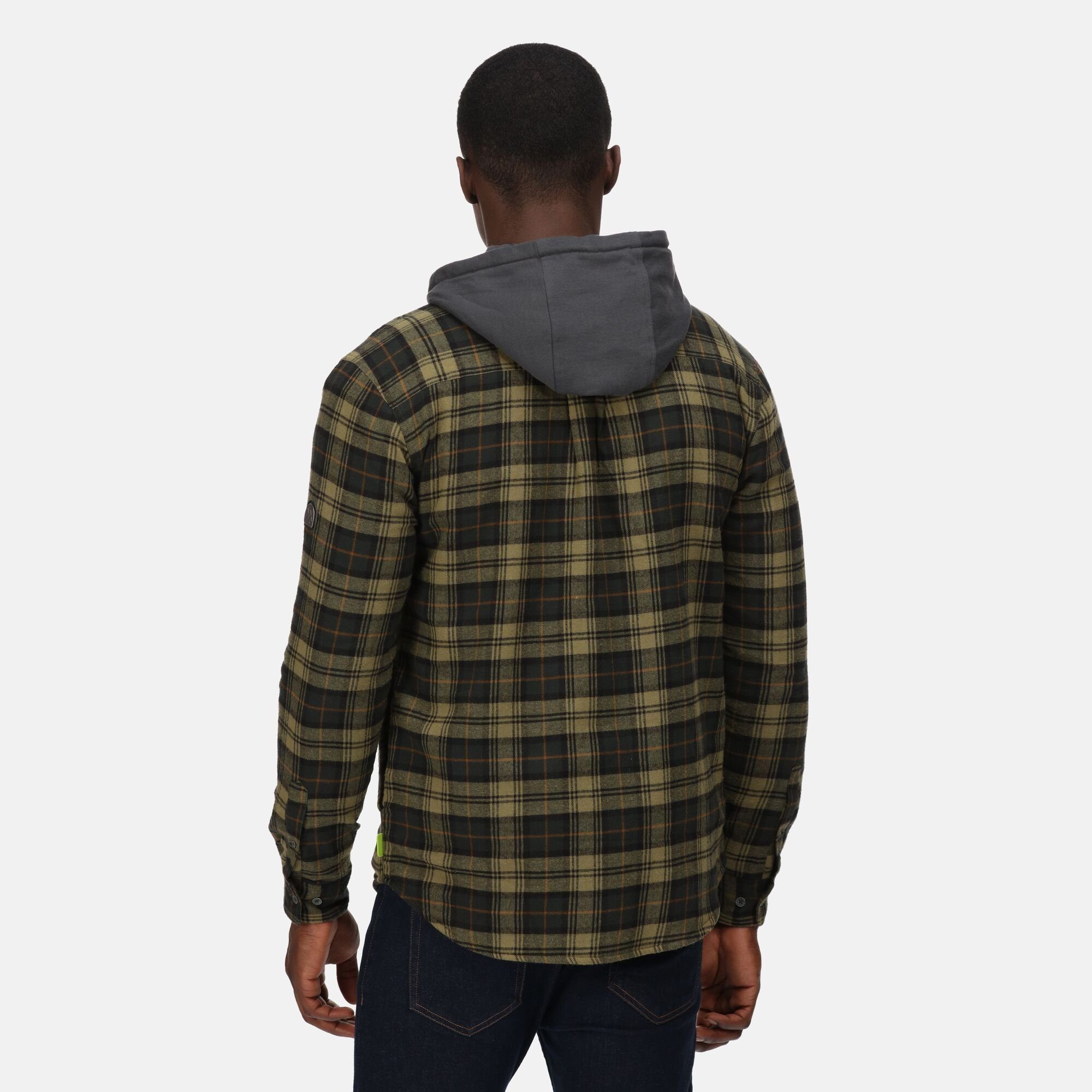 TACTICAL THREADS Hemdjacke Seige, Karierte Shirtjacke mit Kapuze günstig online kaufen