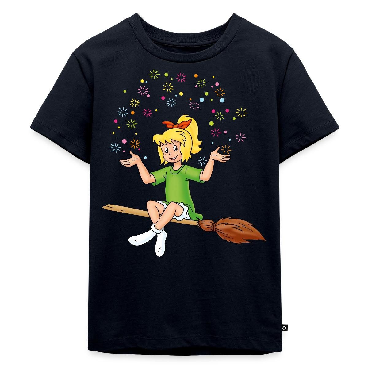 T-Shirt Bibi Blocksberg Sitzt Auf Kartoffelbrei Kinder Premium T-Shirt