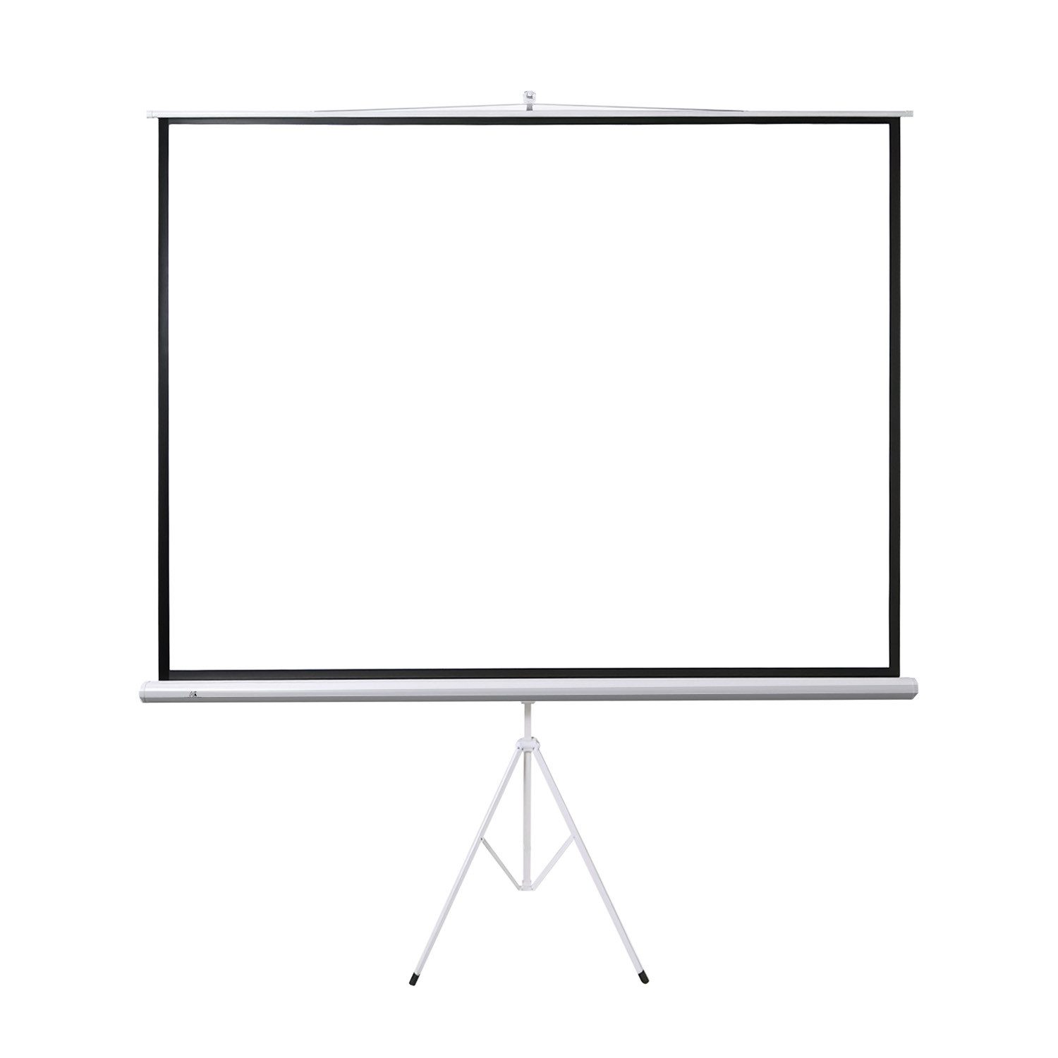 Maclean MC-608 Projektionsleinwand auf Stativ 240 x 180 cm 120'' Stativleinwand (Mobile Stativleinwand 240x180cm 4:3)